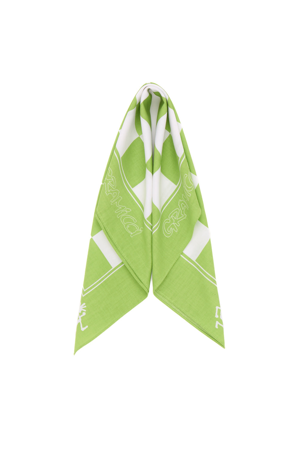 Gramicci Checkers Bandana - Lime