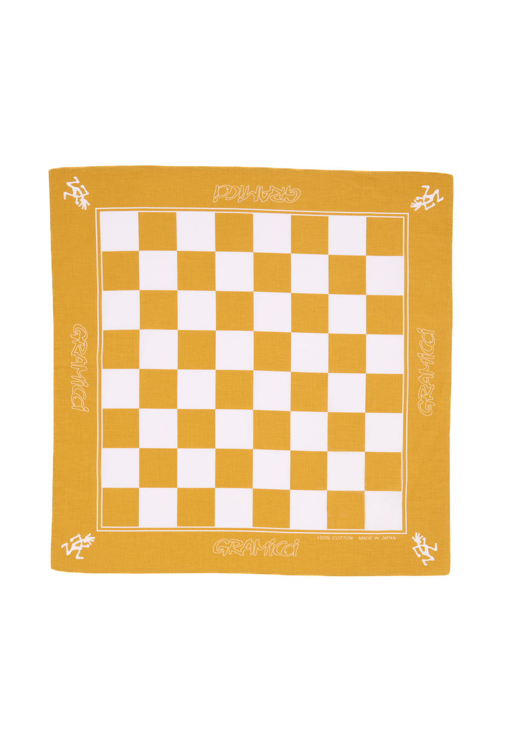 Gramicci Checkers Bandana - Yellow Orange