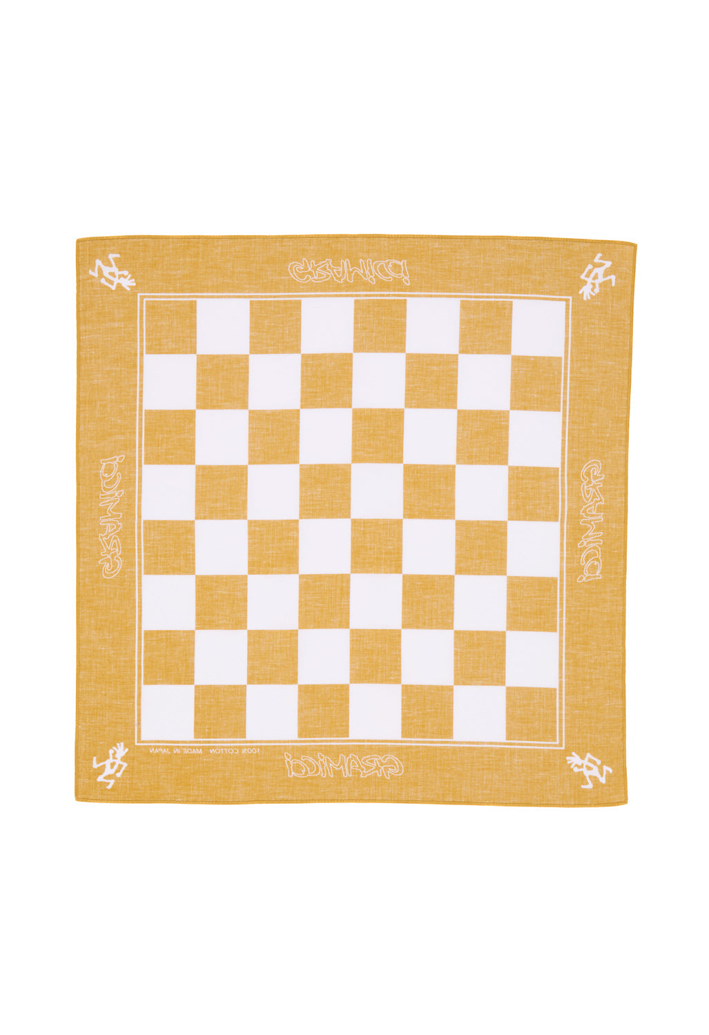 Gramicci Checkers Bandana - Yellow Orange