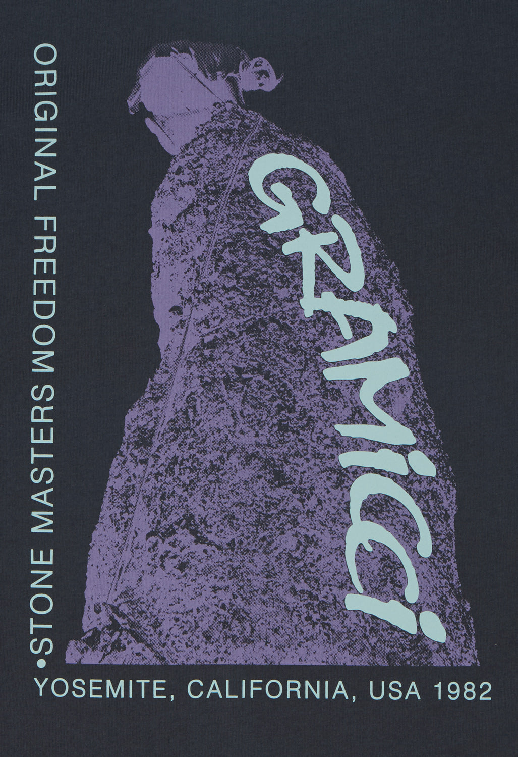 Gramicci Stonemasters Tee - Vintage Black