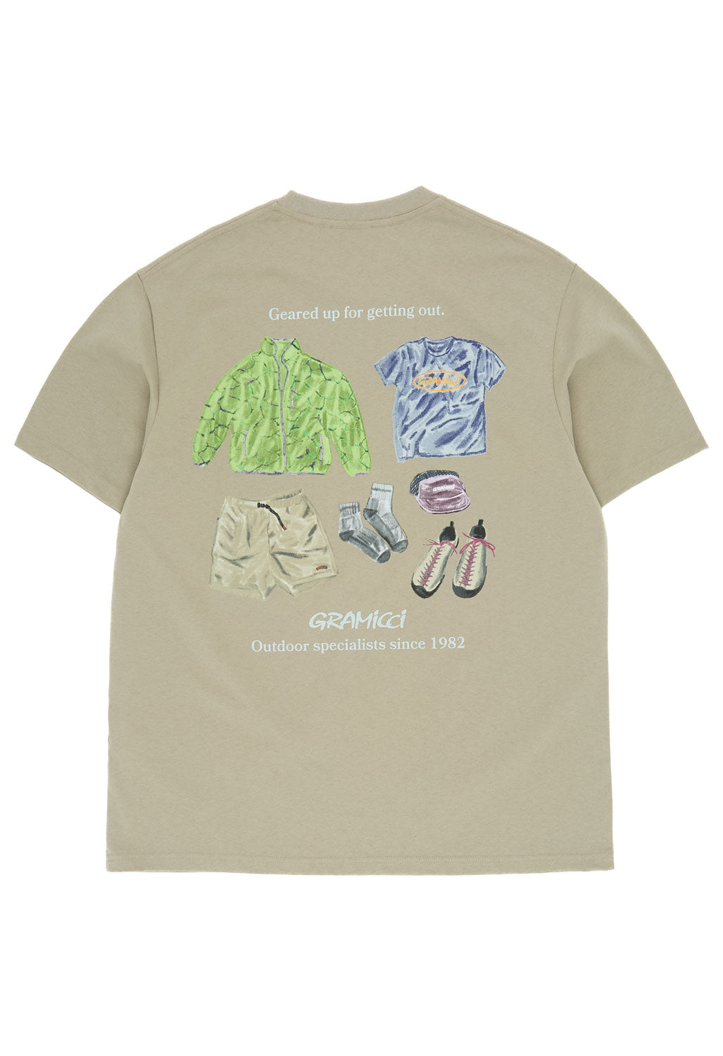Gramicci Geared Up Tee - Khaki