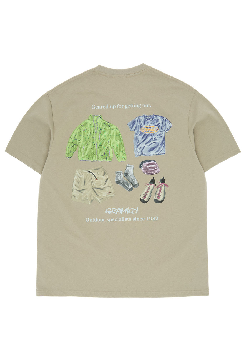 Gramicci Geared Up Tee - Khaki