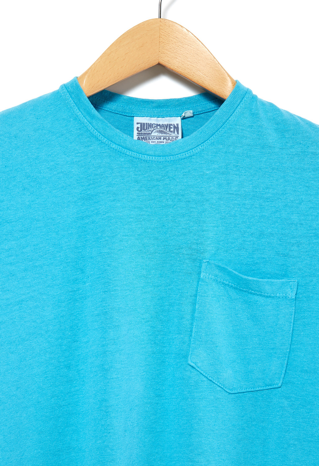 Jungmaven Boulder Pocket Men's T-Shirt - Turquoise
