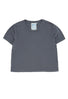 Jungmaven Women's Cropped Ojai Tee - Diesel Grey