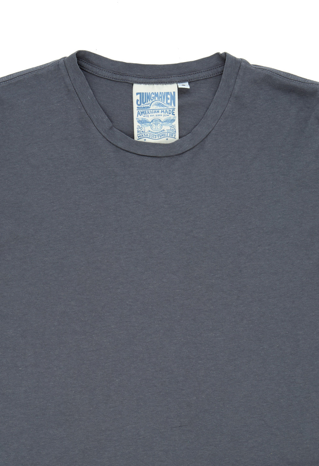 Jungmaven Women's Cropped Ojai Tee - Diesel Grey