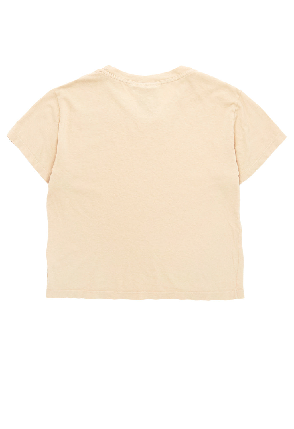 Jungmaven Women's Cropped Ojai Tee - Oat Milk