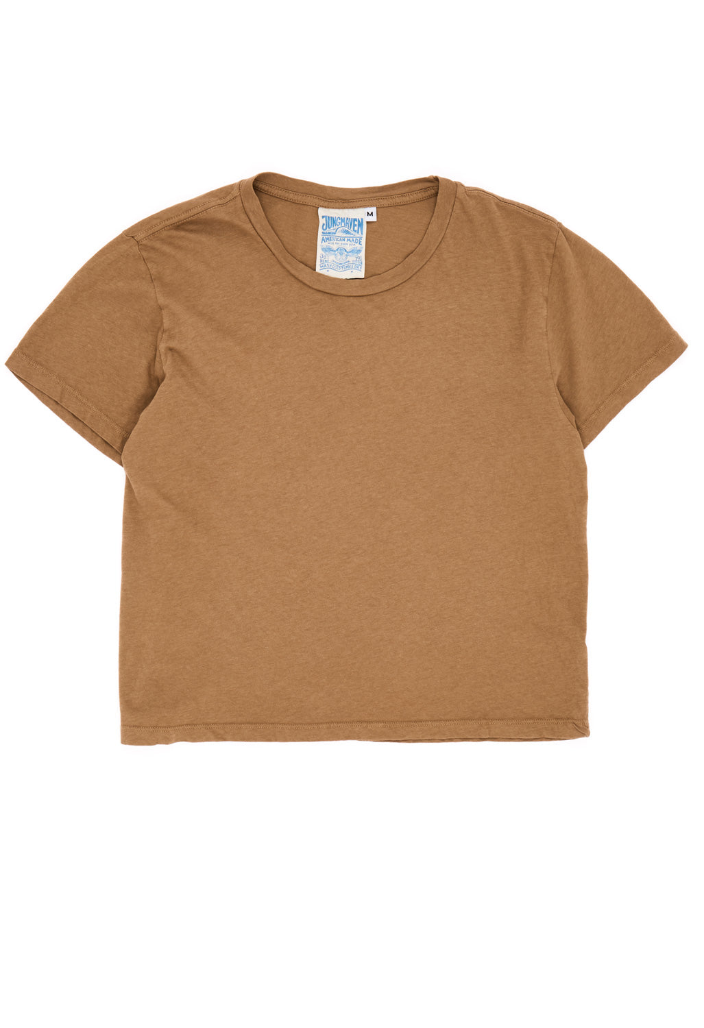 Jungmaven Women's Cropped Ojai Tee - Coyote