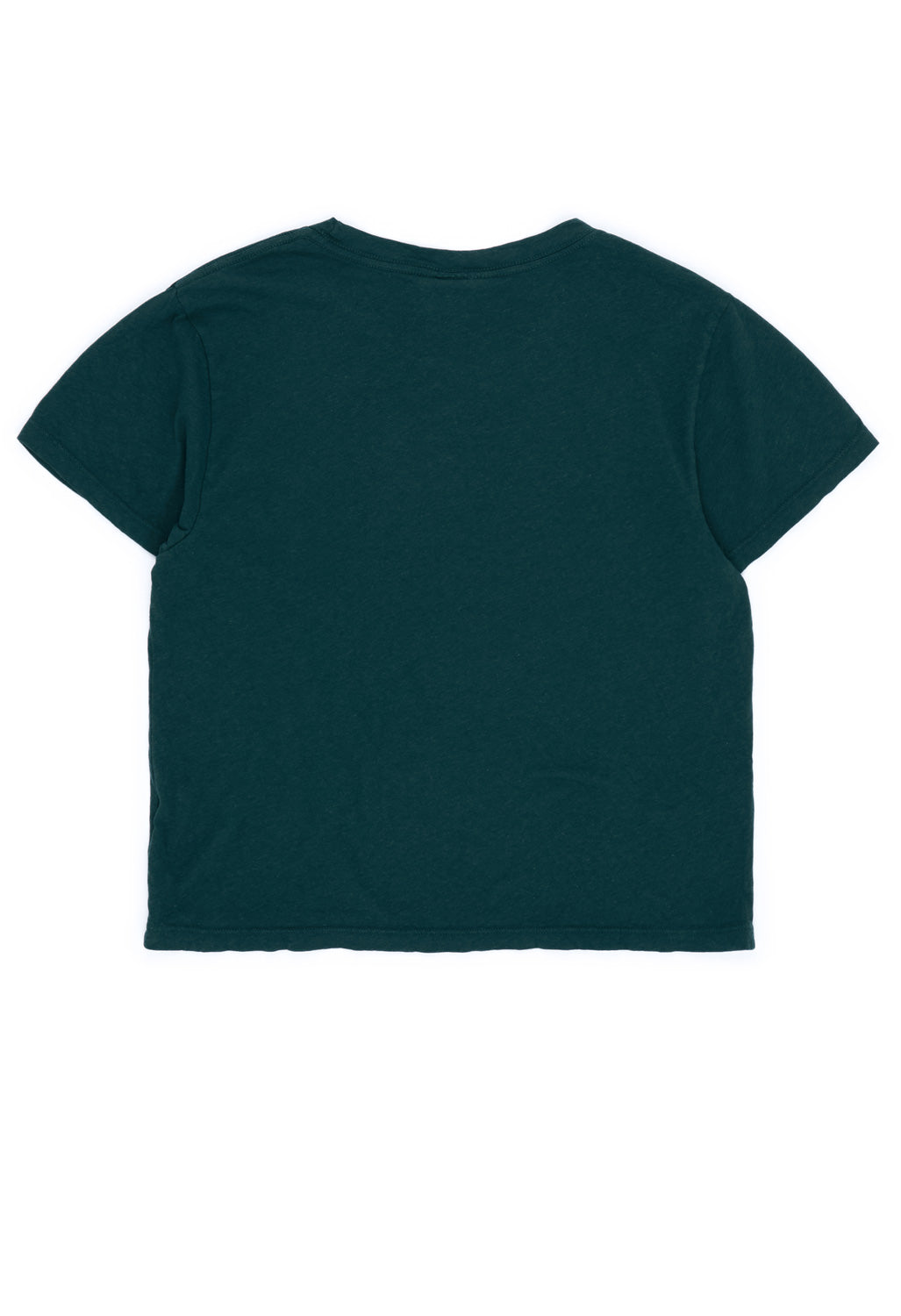 Jungmaven Women's Cropped Ojai Tee - Deep Teal