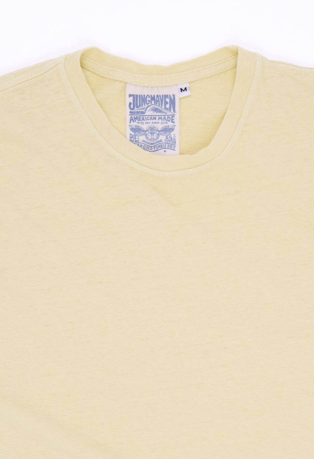 Jungmaven Men's Baja Tee - Sunbleached Yellow