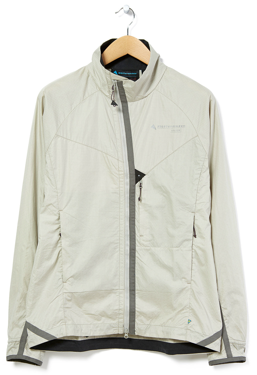 Klattermusen Men's Ansur Wind Jacket Dove Raven - Main Image