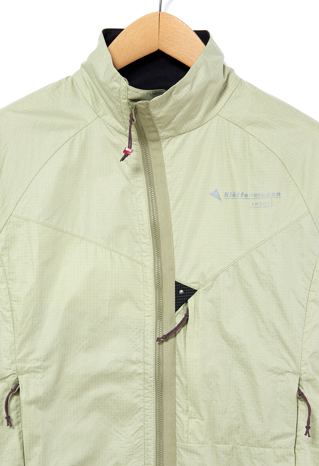 Klattermusen Men's Ansur Wind Jacket - Swamp Green/Silver Green