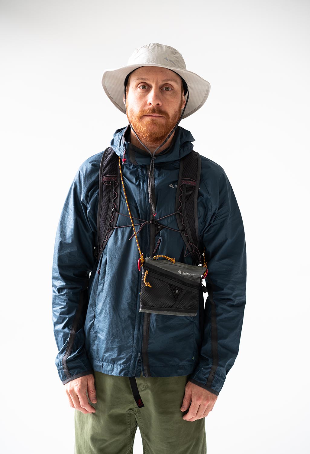 Klattermusen Ansur Men's Hooded Wind Jacket - Midnight Blue