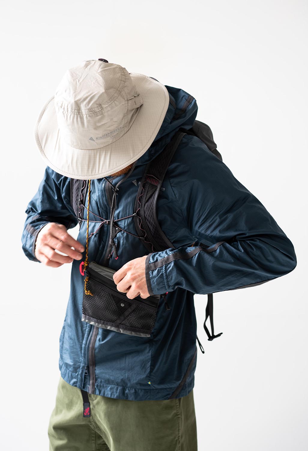 Klattermusen Ansur Men's Hooded Wind Jacket - Midnight Blue
