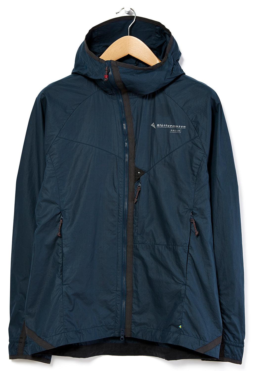 Klattermusen Ansur Men's Hooded Wind Jacket Midnight Blue