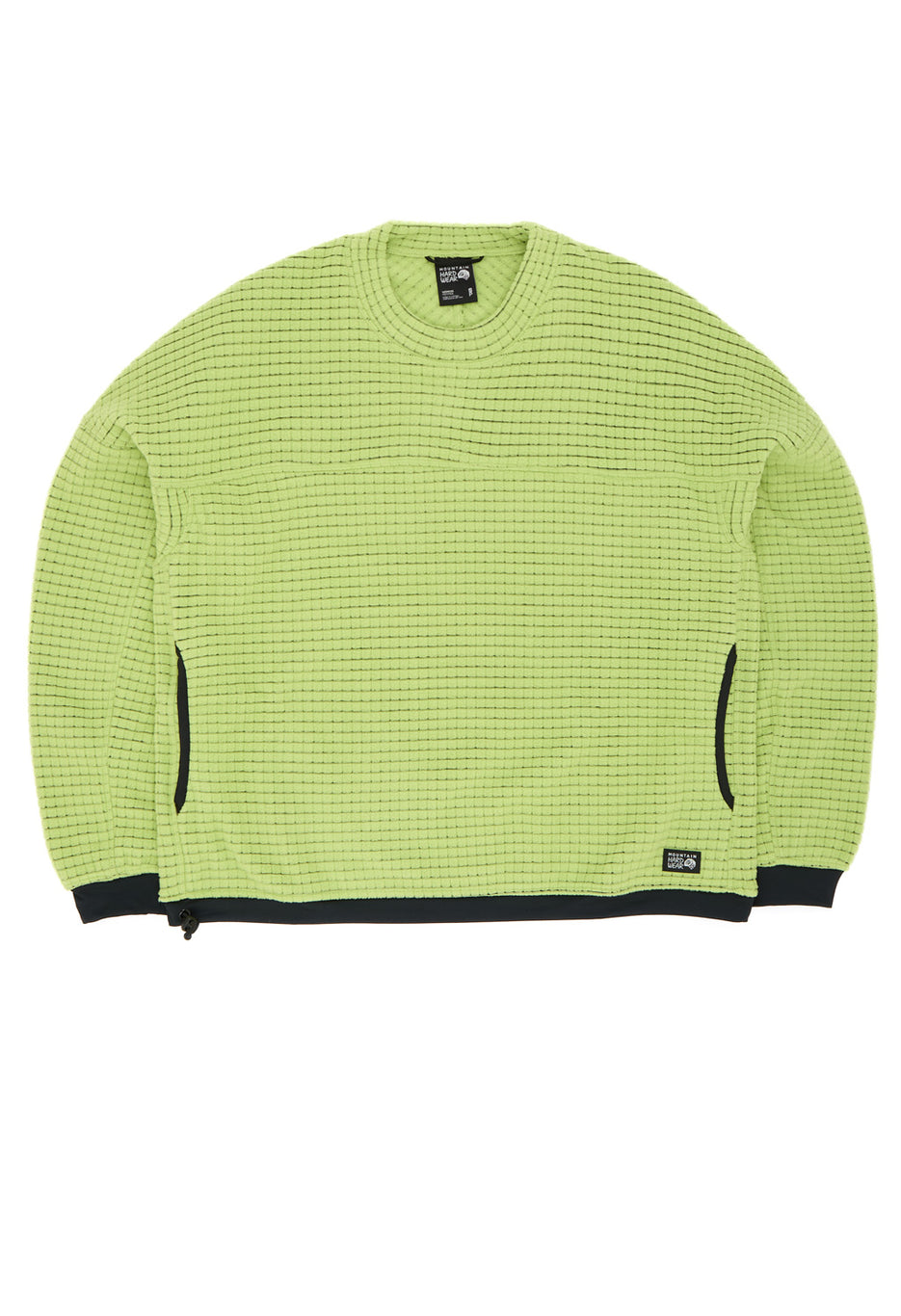 Mountain Hardwear Women's Summit Grid Big Grid Crew - Bright Lichen