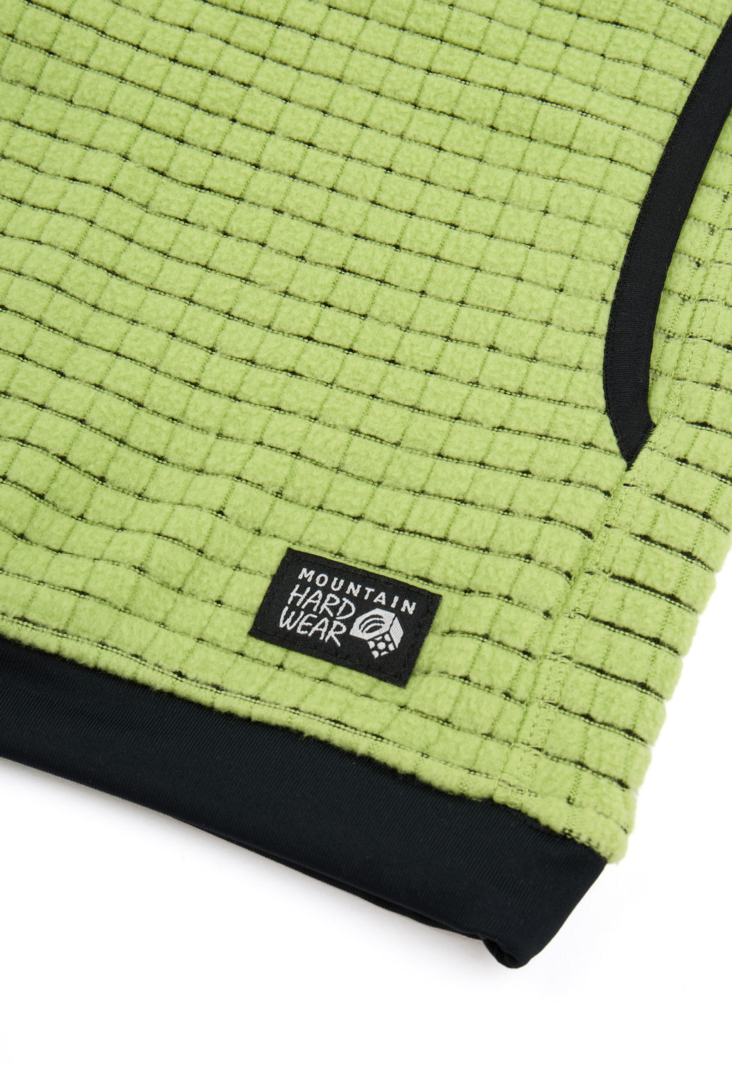 Mountain Hardwear Women's Summit Grid Big Grid Crew - Bright Lichen