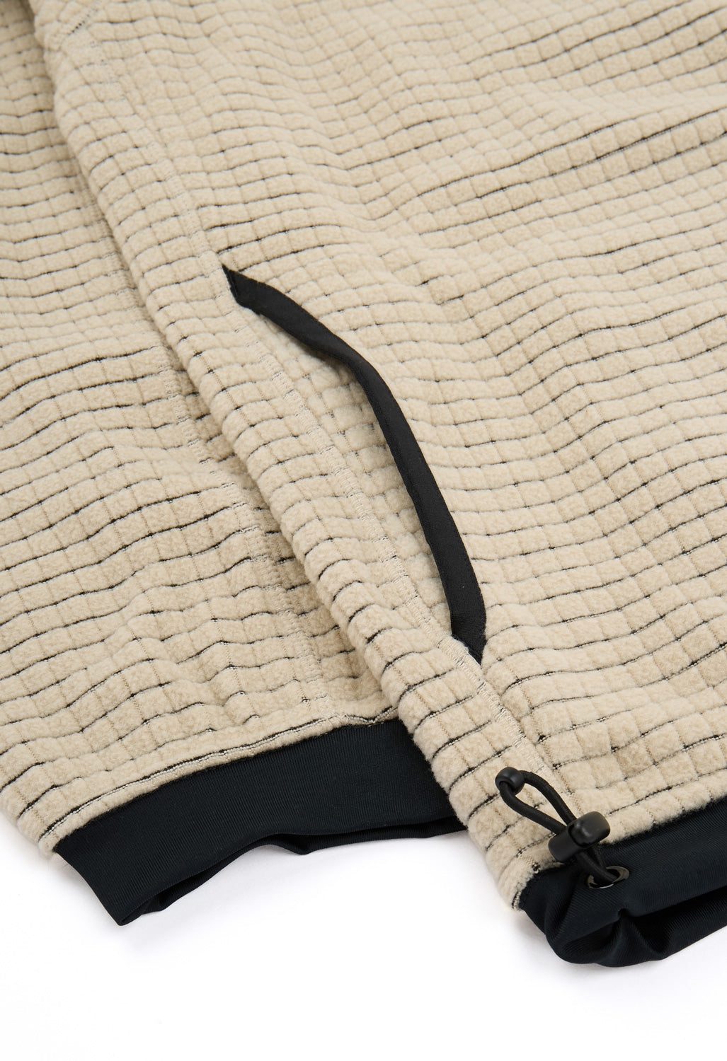 Mountain Hardwear Men's Summit Grid Big Grid Pullover Crew - Fossil