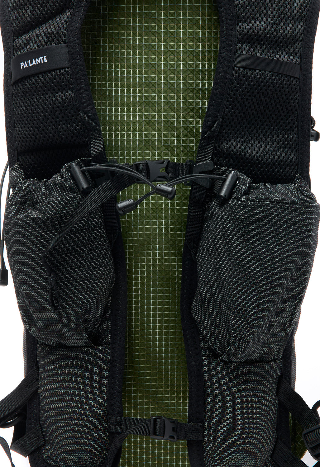 Pa'lante Packs Joey with Pad + Sleeve - Pine Gridstop / Black Uhmwpe Grid Mesh