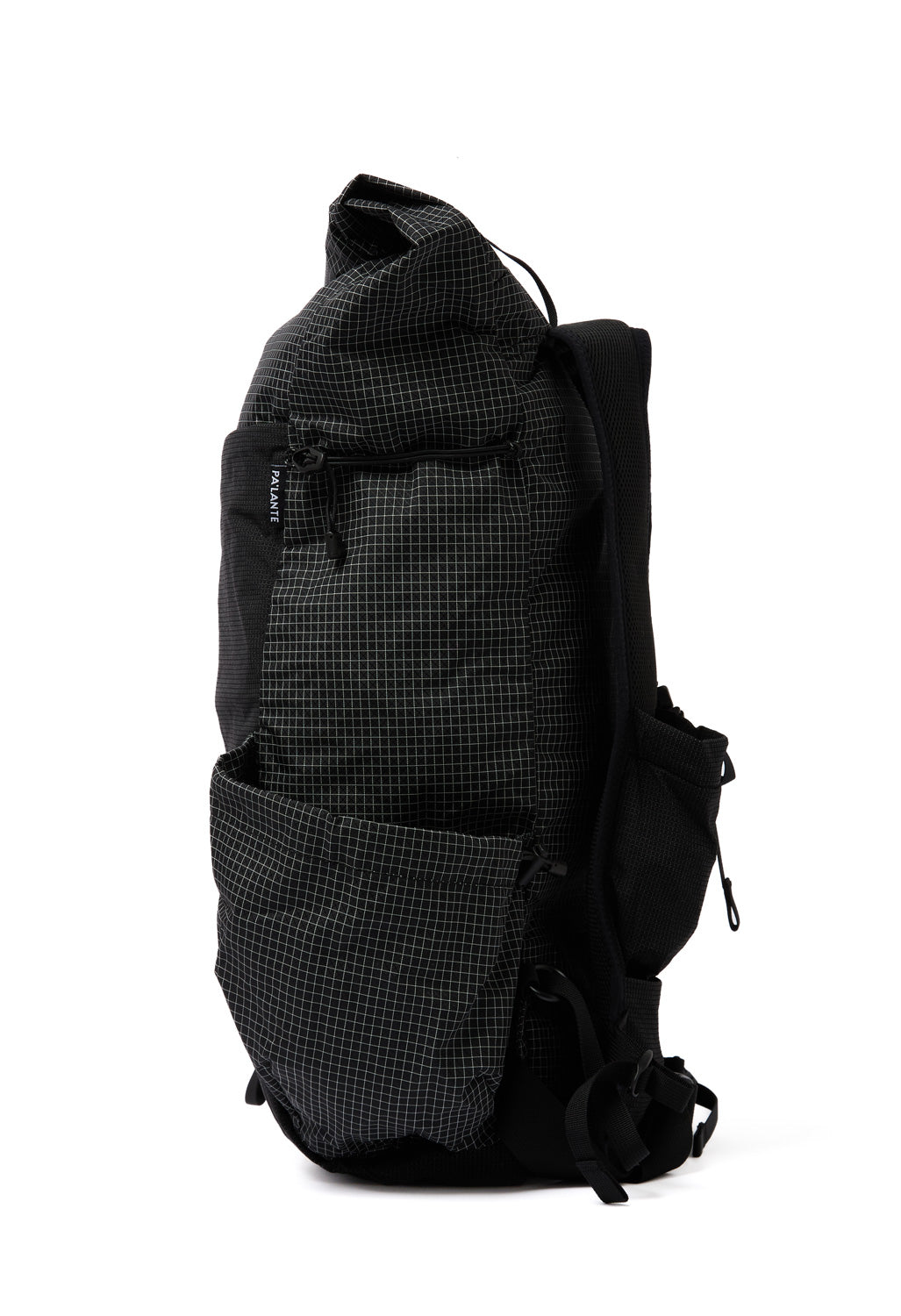 Pa'lante Packs V2 Pack with Joey Straps - Black Gridstop / Black UHMWPE Grid Mesh