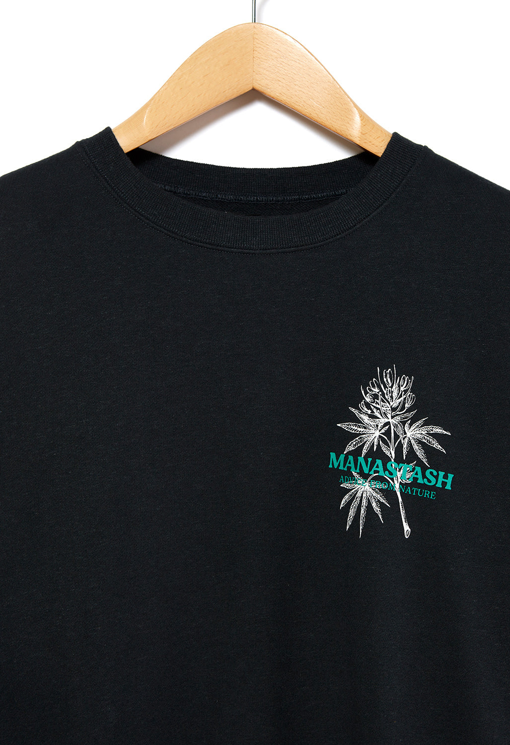 Manastash Men's Cascade Sweatshirts AFN Logo - Black