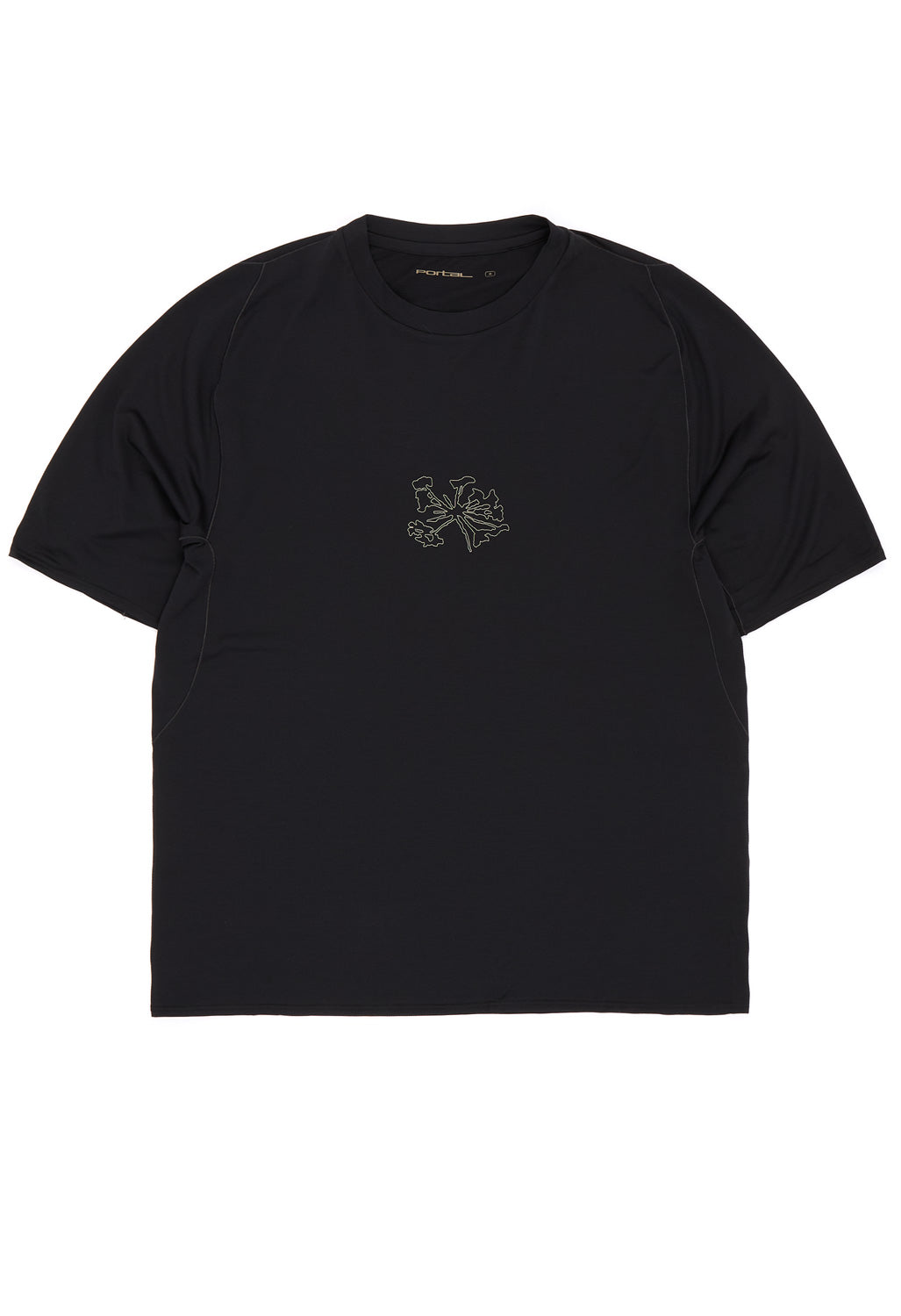 Portal Men's Lateral Peak T-Shirt - Black Beauty