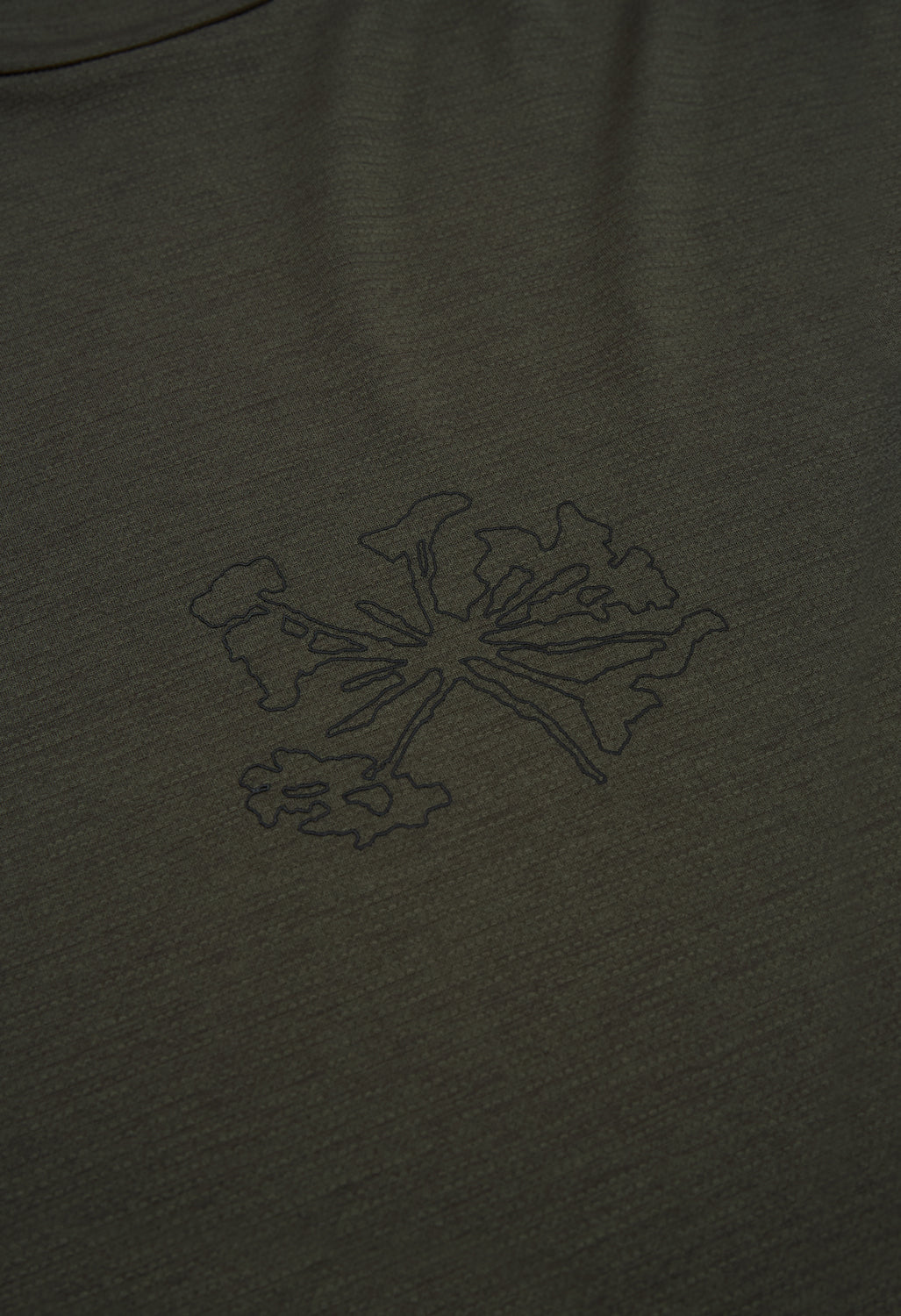 Portal Lateral Peak Tee - Dark Olive