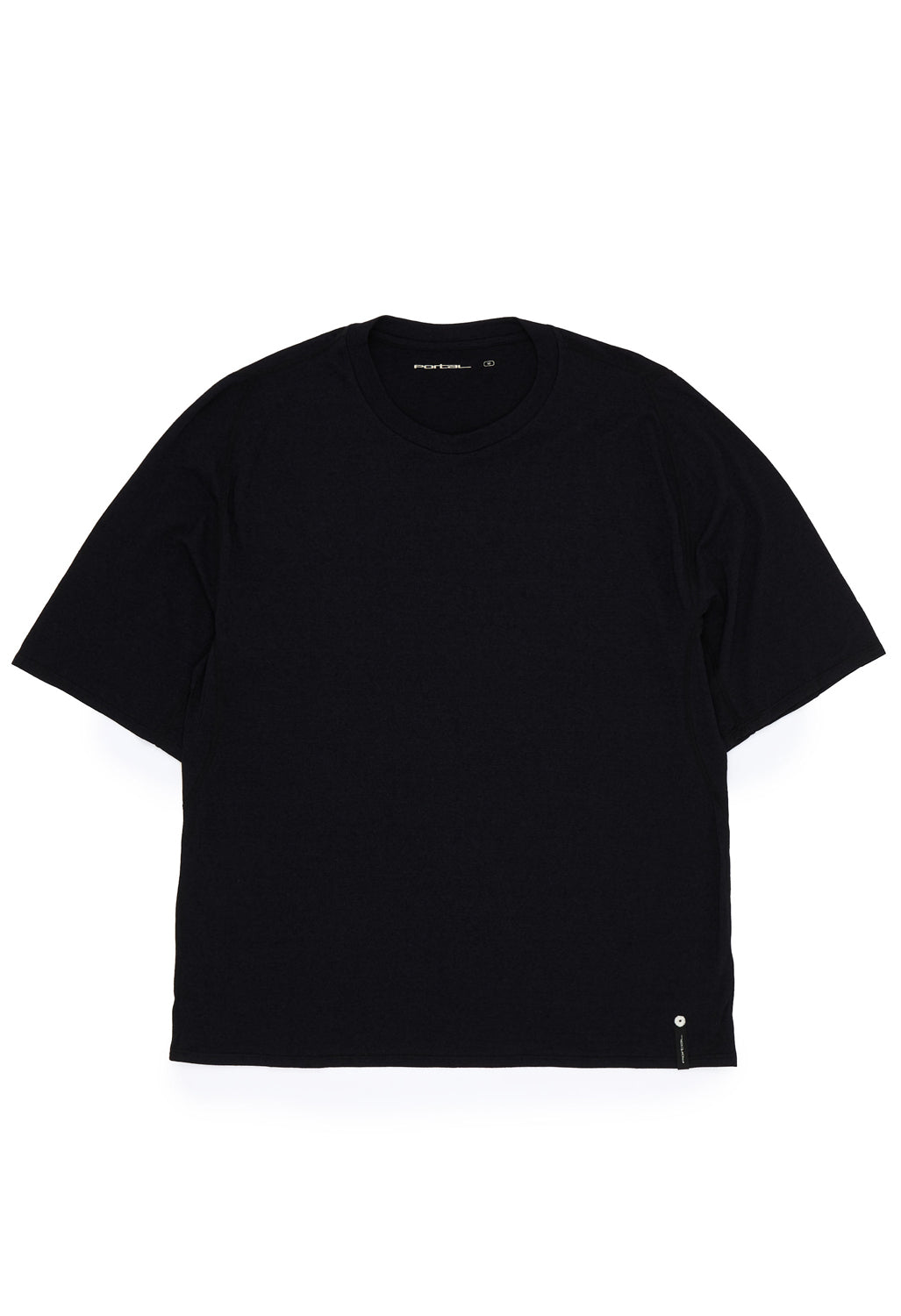 Portal Drift Merino Tee - Black Beauty