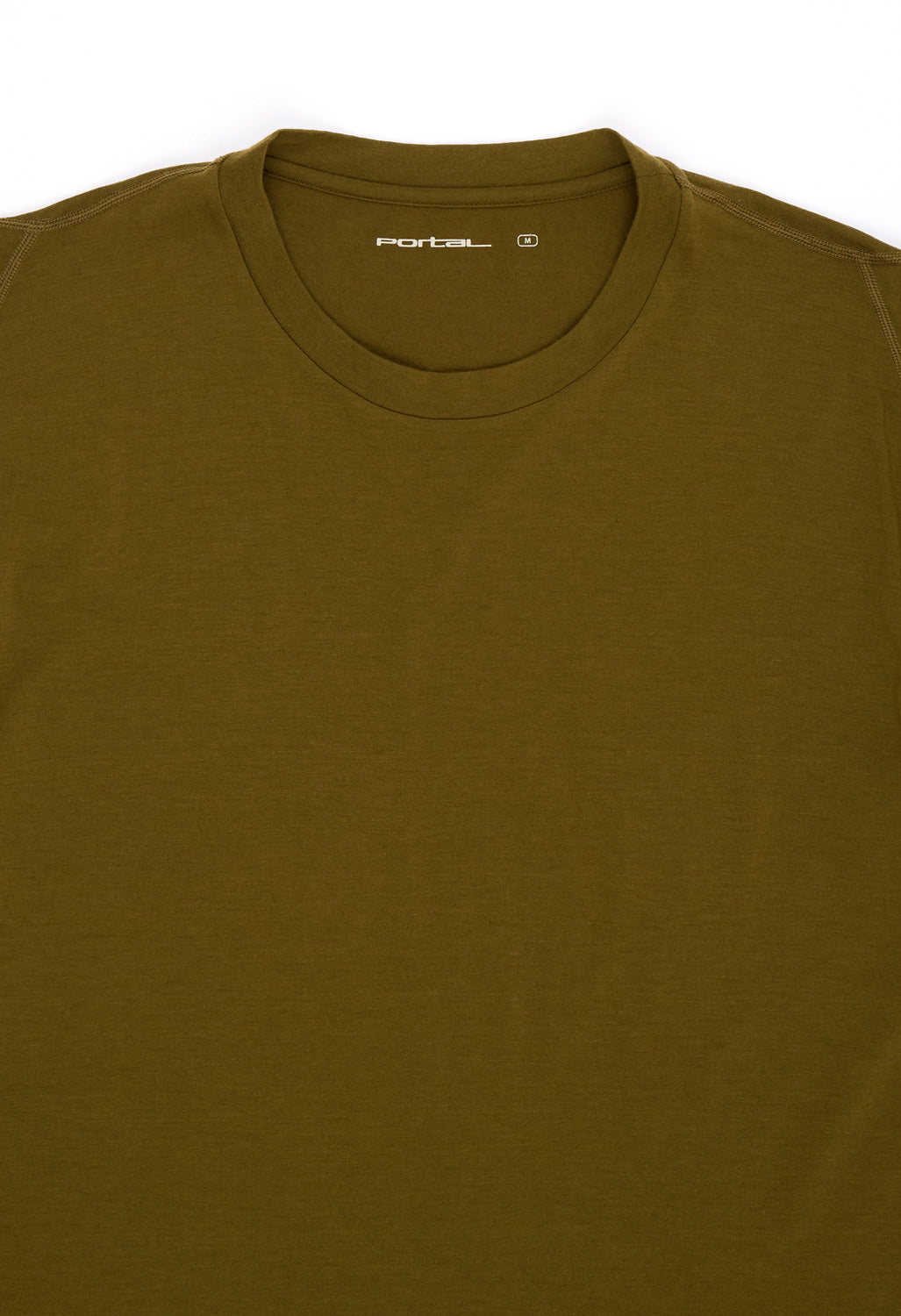 Portal Men's Drift Merino Tee - Dark Olive