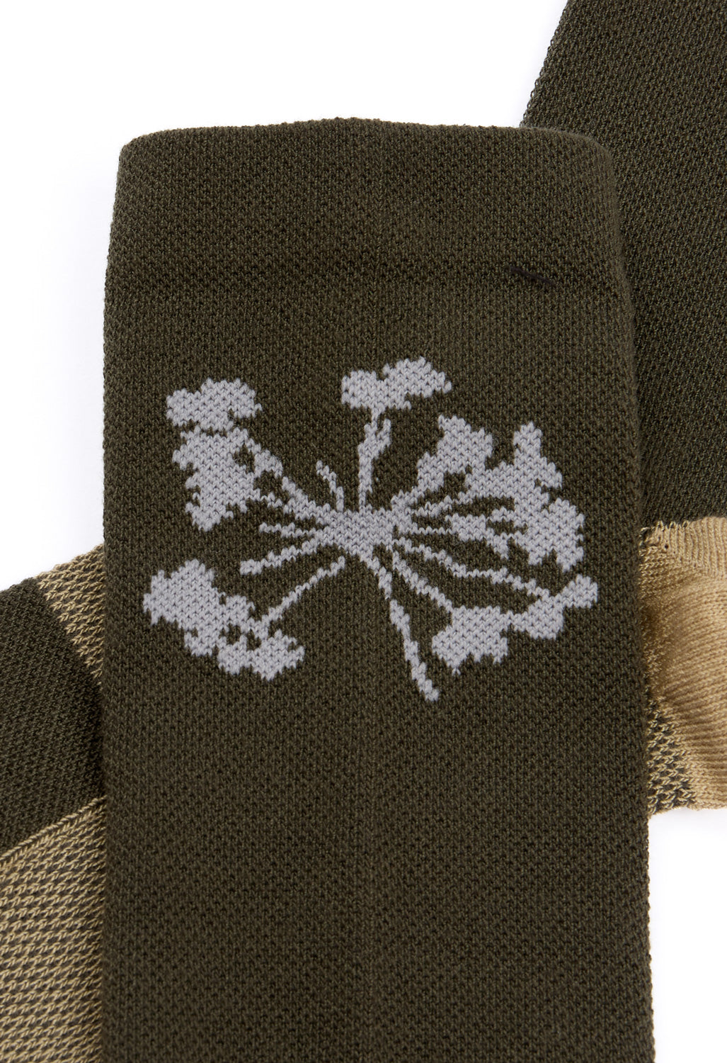 Portal Pattern Active Socks - Dusky Green