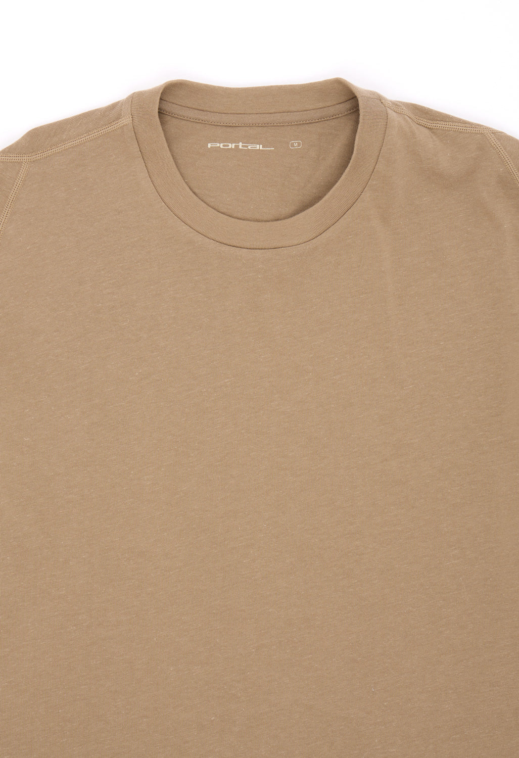 Portal Men's Root Hemp Long Sleeve T-Shirt - Greige