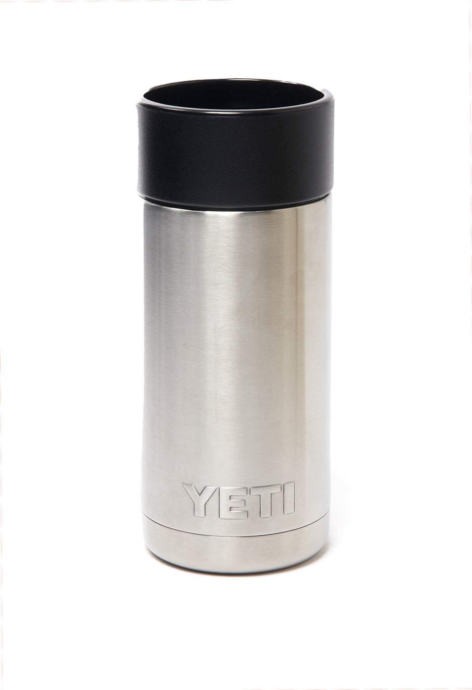 Yeti Rambler Thermos Hotshot Cap 12oz Leak Proof Insulated Black and Silver