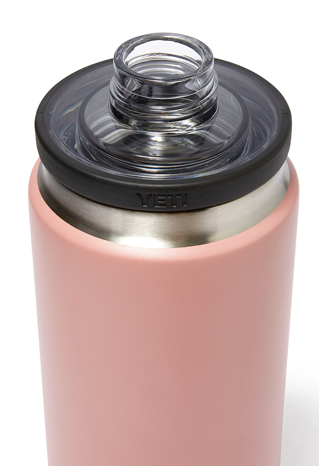 REAL YETI 36 Oz. Laser Engraved Sandstone Pink Yeti Rambler Bottle With  Chug Cap Personalized Vacuum Insulated YETI 