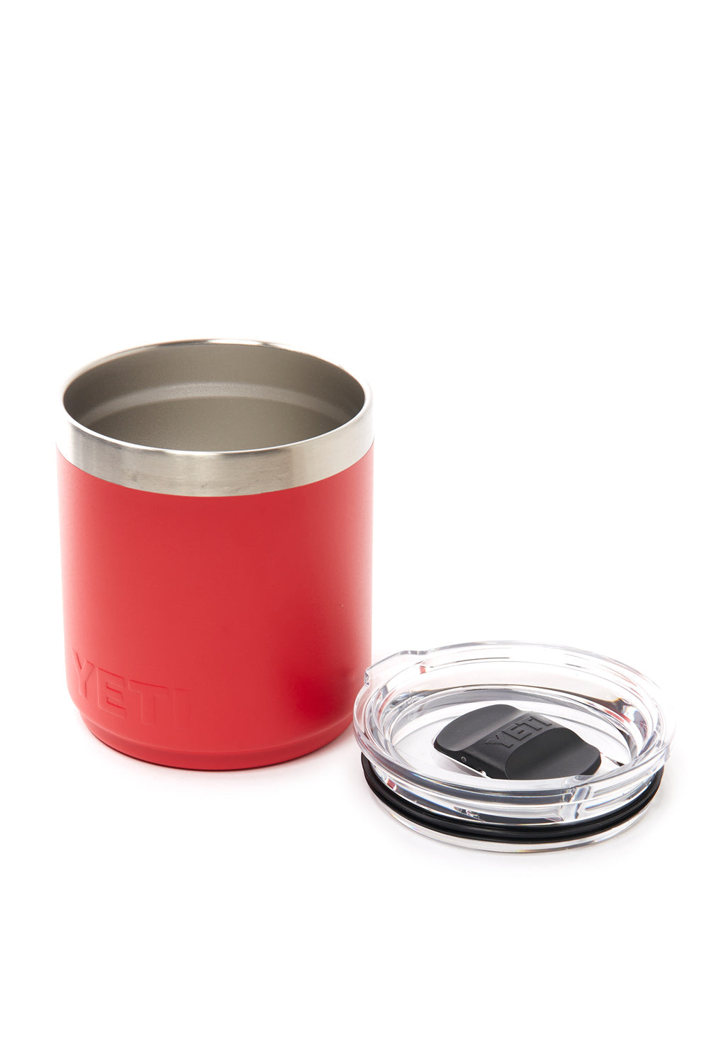 Yeti Rambler Lowball 10 Oz. Brick Red Stainless Steel Insulated