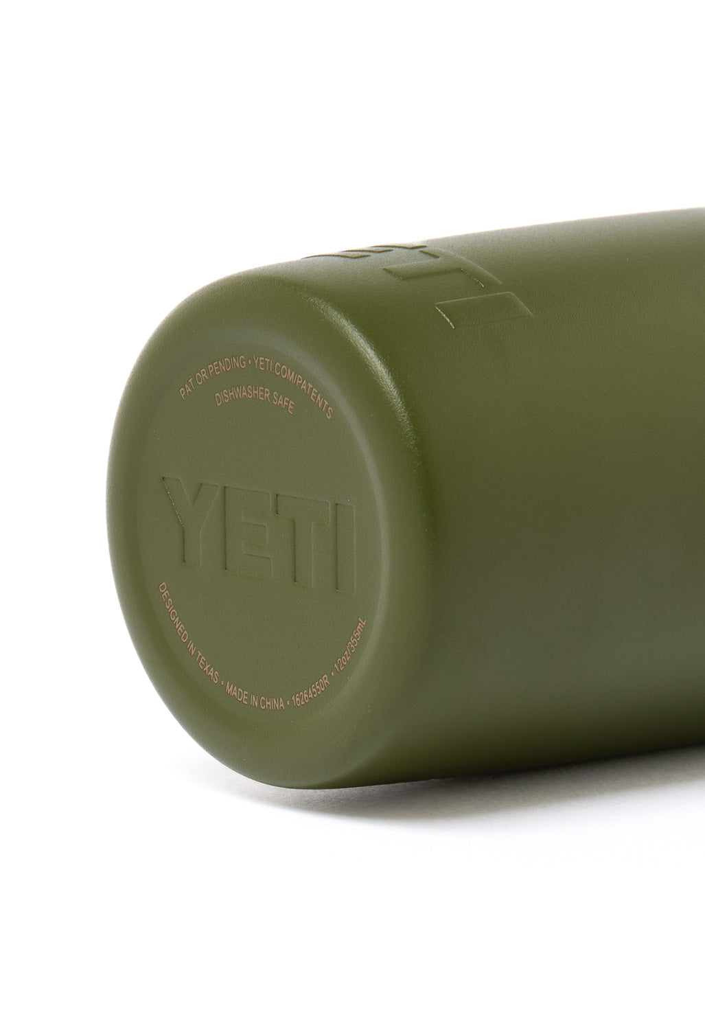YETI Rambler 12oz Travel Bottle - Olive / King Crab Orange