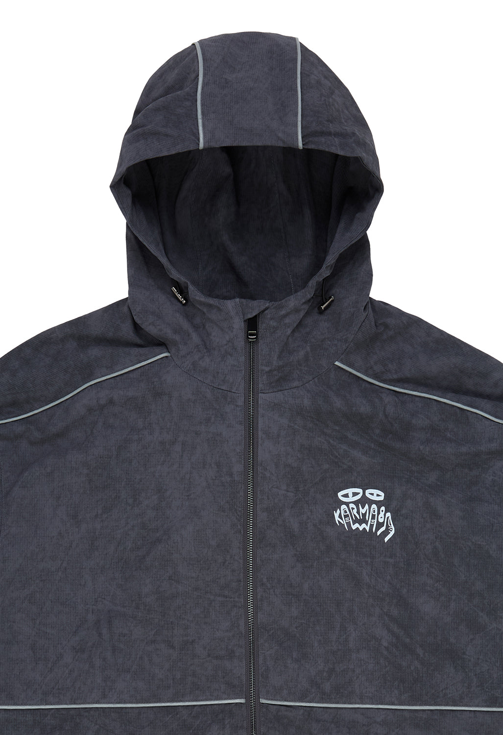 Karma8a Piping Windbreaker - Grey