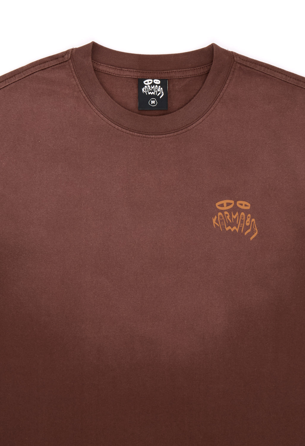 Karma8A Logo Ombre Tee - Brown