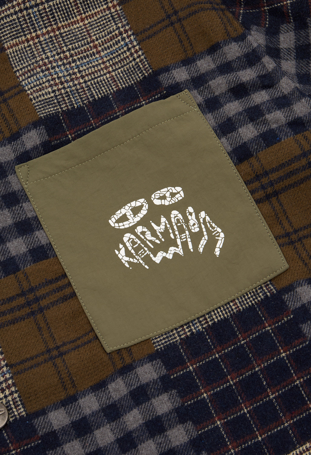 Karma8A Grip Hybrid Hooded Jacket - Khaki Green