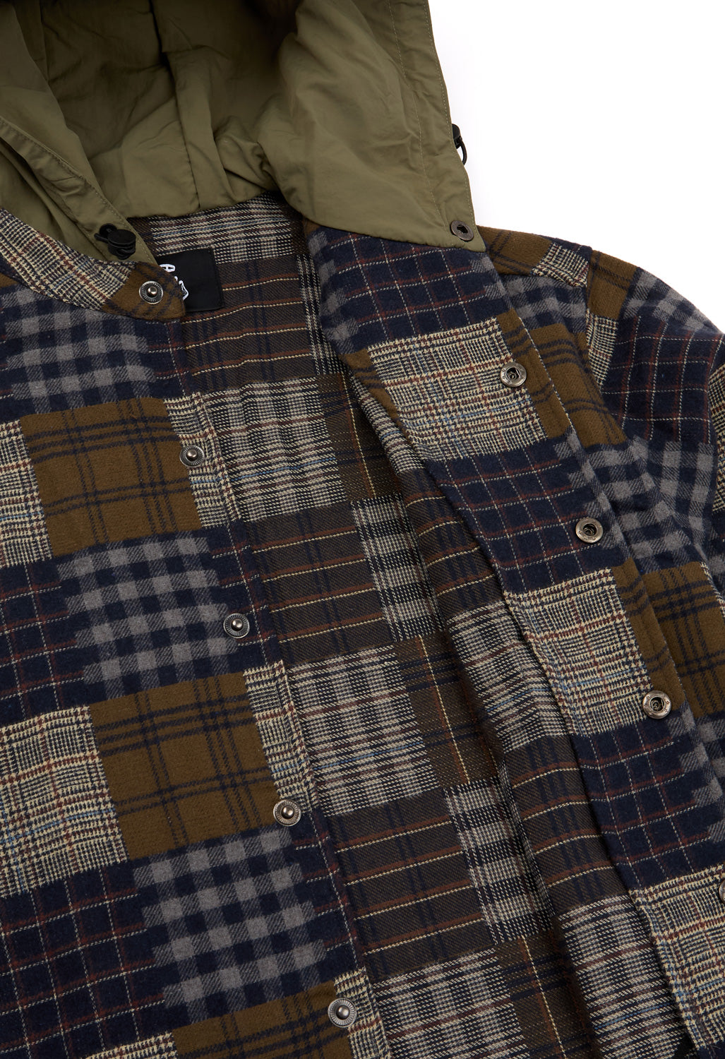 Karma8A Grip Hybrid Hooded Jacket - Khaki Green