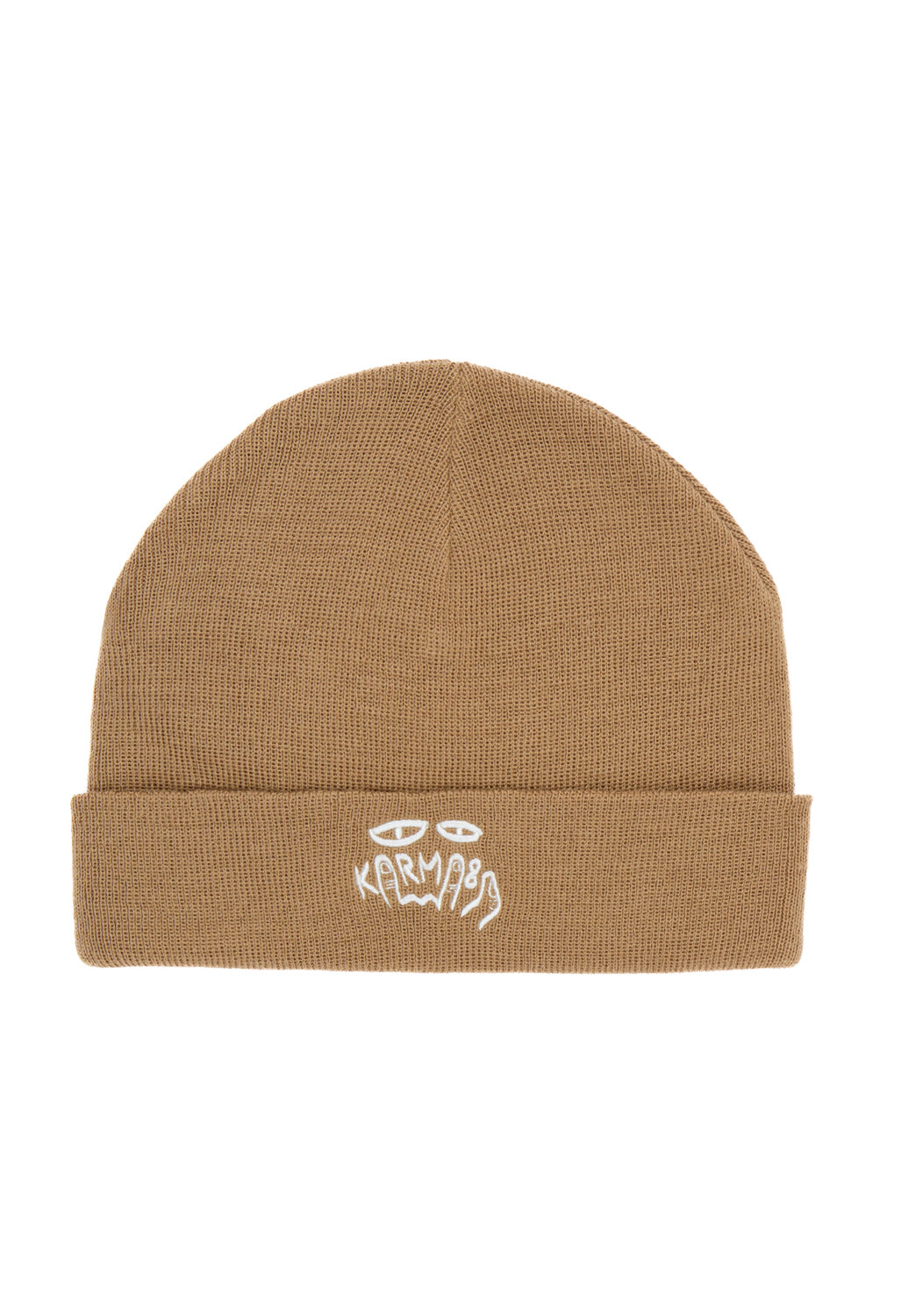 Karma8A Logo Beanie - Brown