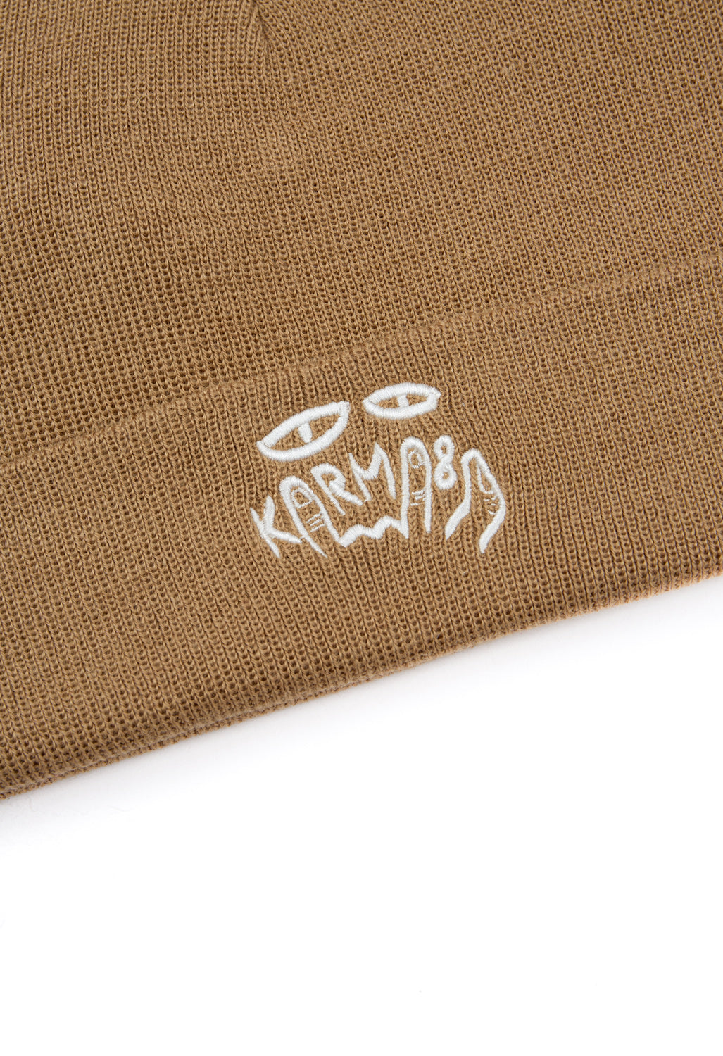Karma8A Logo Beanie - Brown
