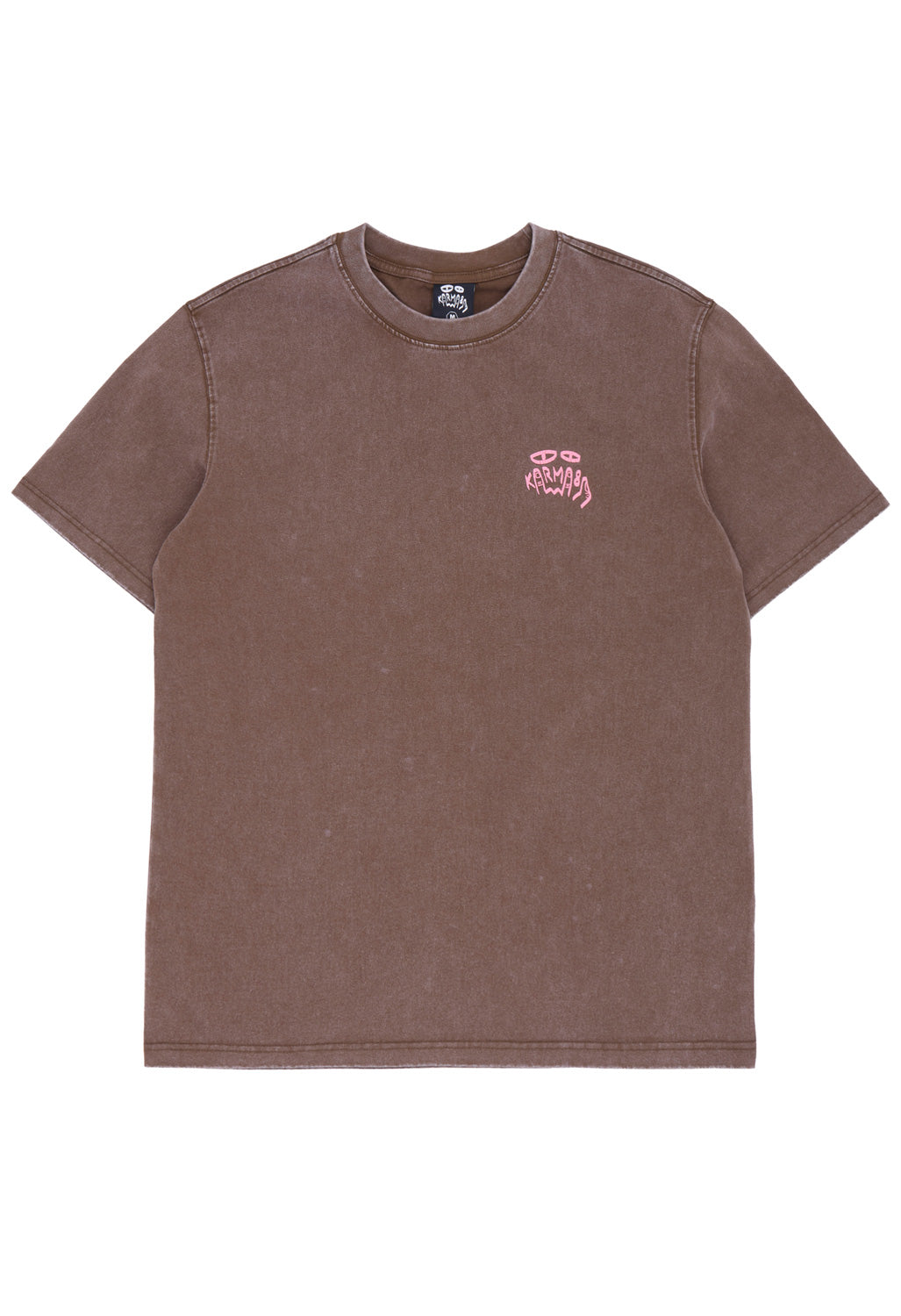 Karma8A Men's Washed Tee - Brown