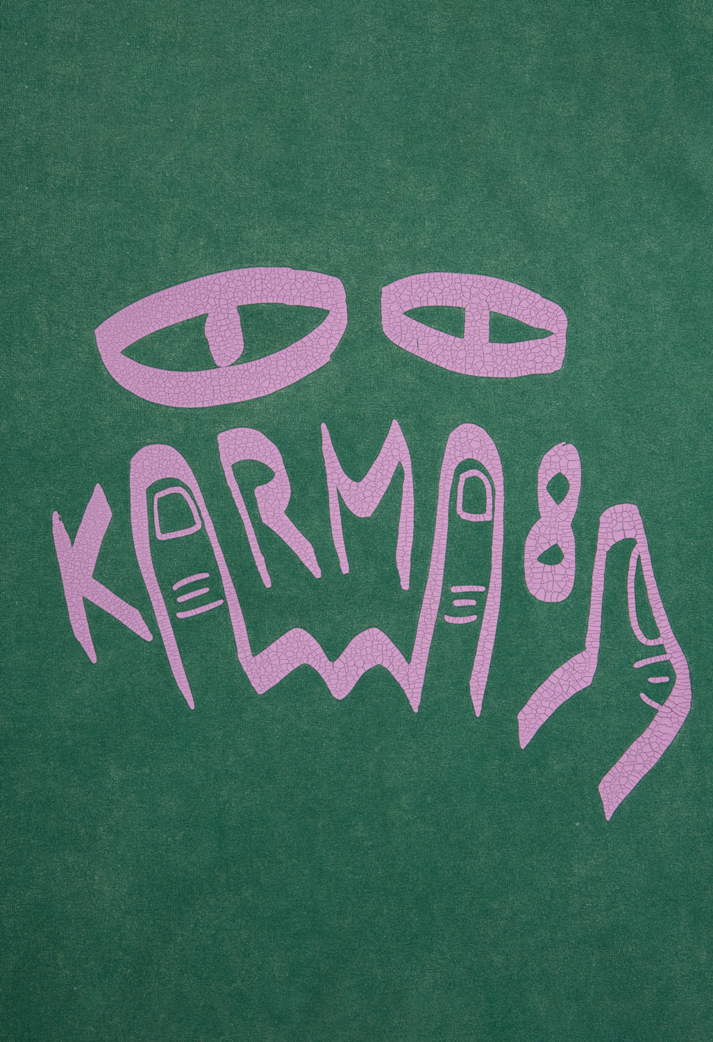 Karma8A Men's Washed Tee - Green