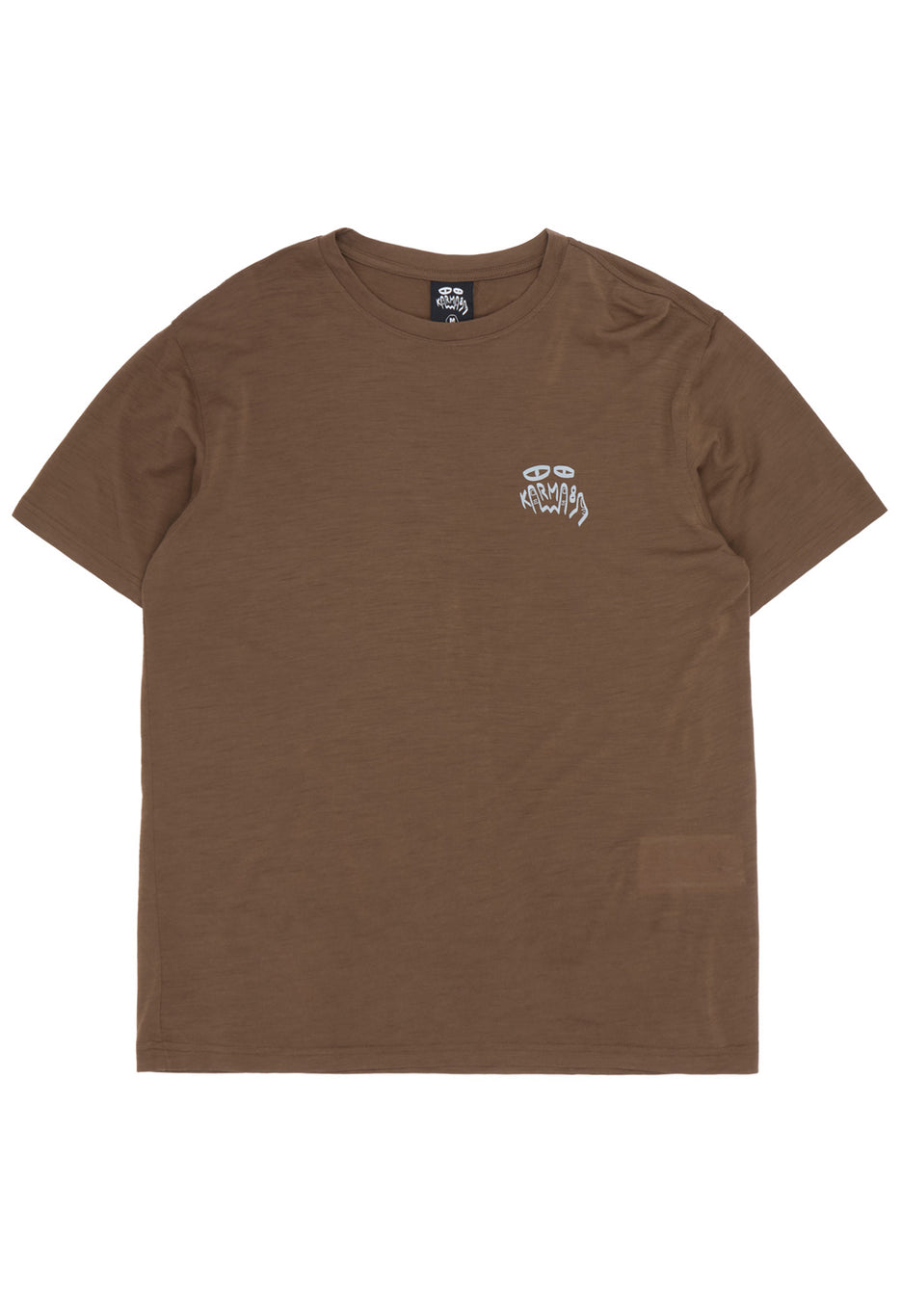 Karma8A Men's Merino Wool Tee - Brown