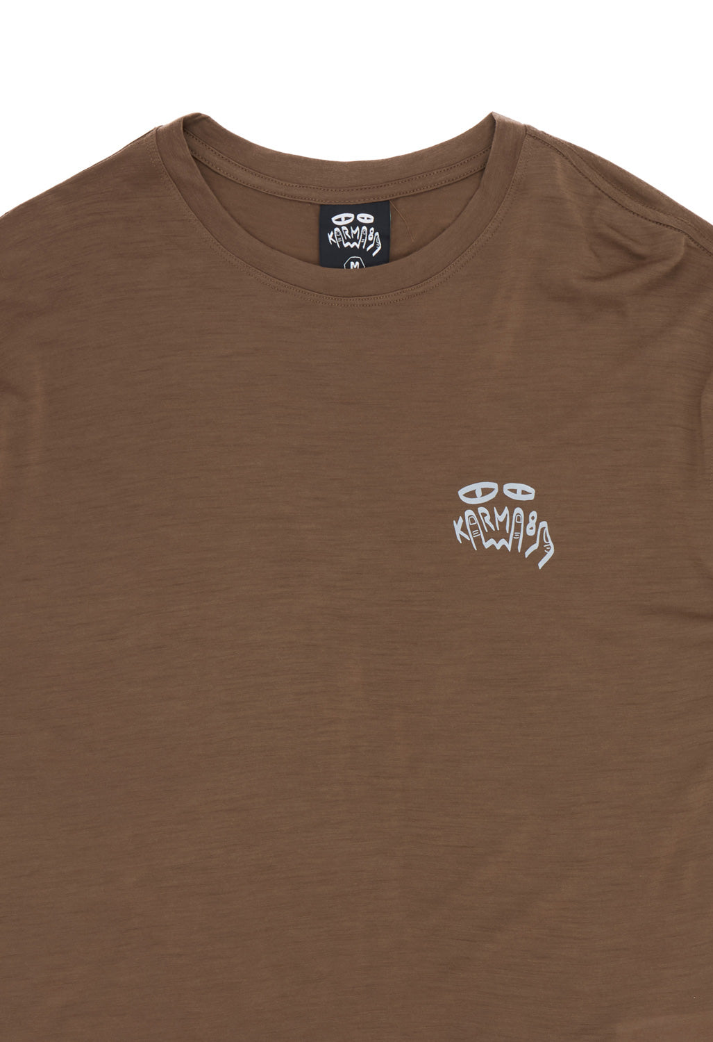 Karma8A Men's Merino Wool Tee - Brown