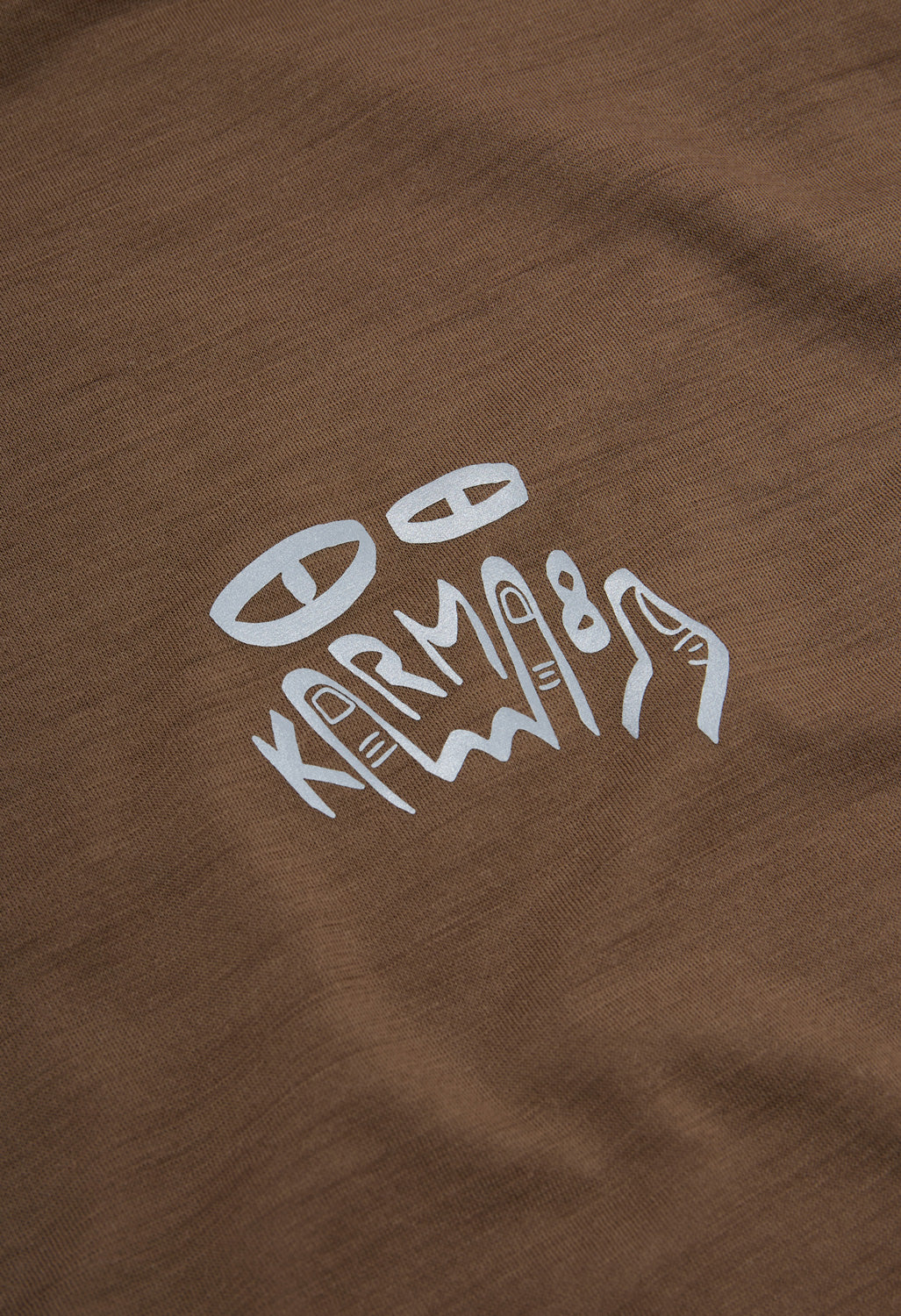 Karma8A Men's Merino Wool Tee - Brown
