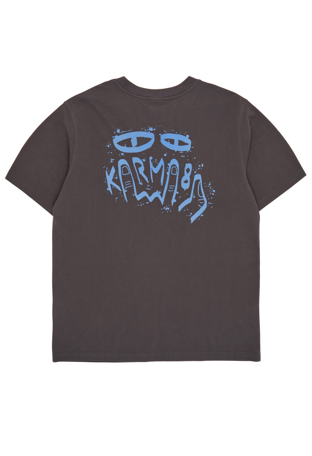 Karma8A Men's Fleur Laser Tee - Charcoal