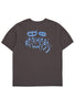 Karma8A Men's Fleur Laser Tee - Charcoal