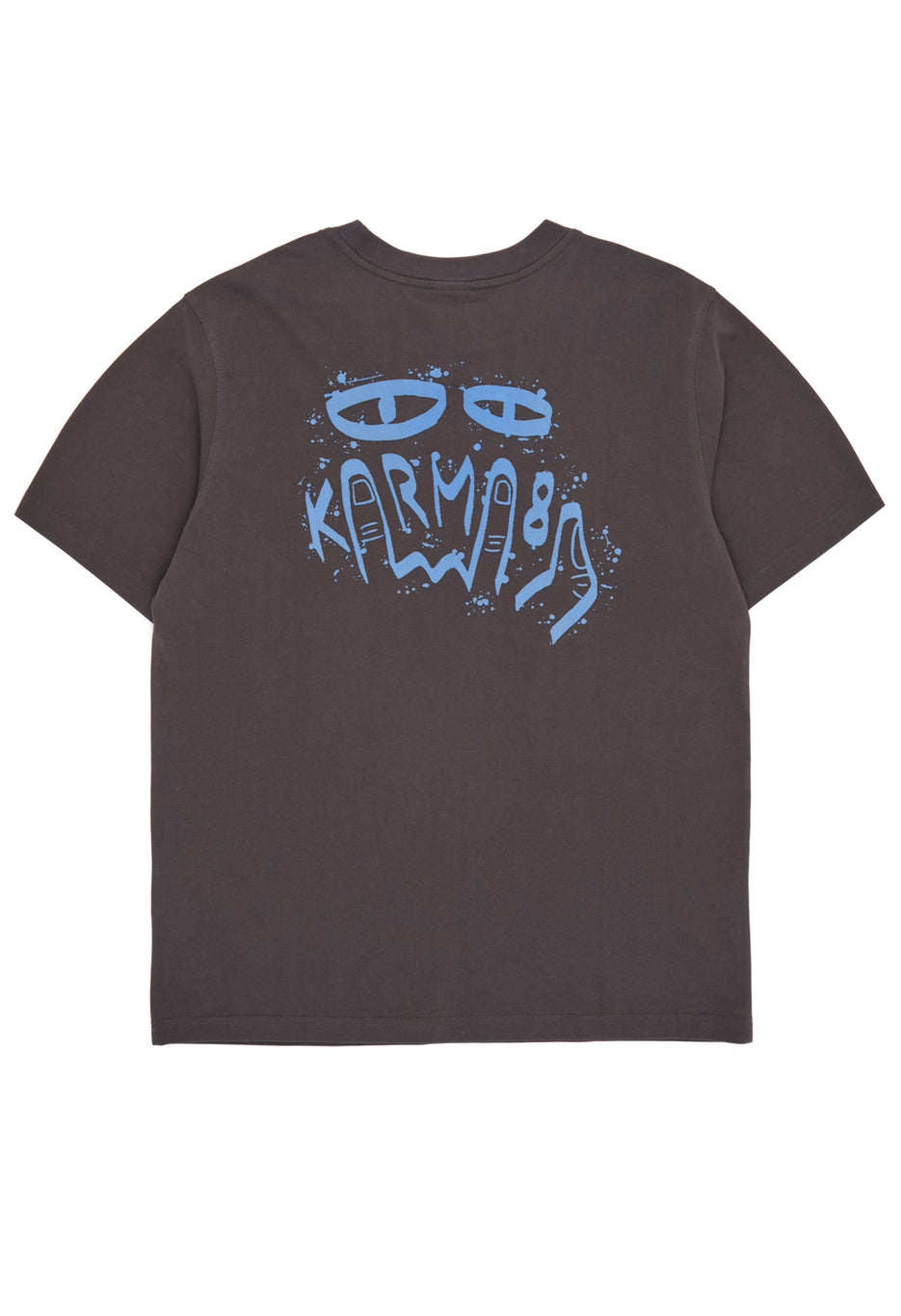 Karma8A Men's Fleur Laser Tee - Charcoal
