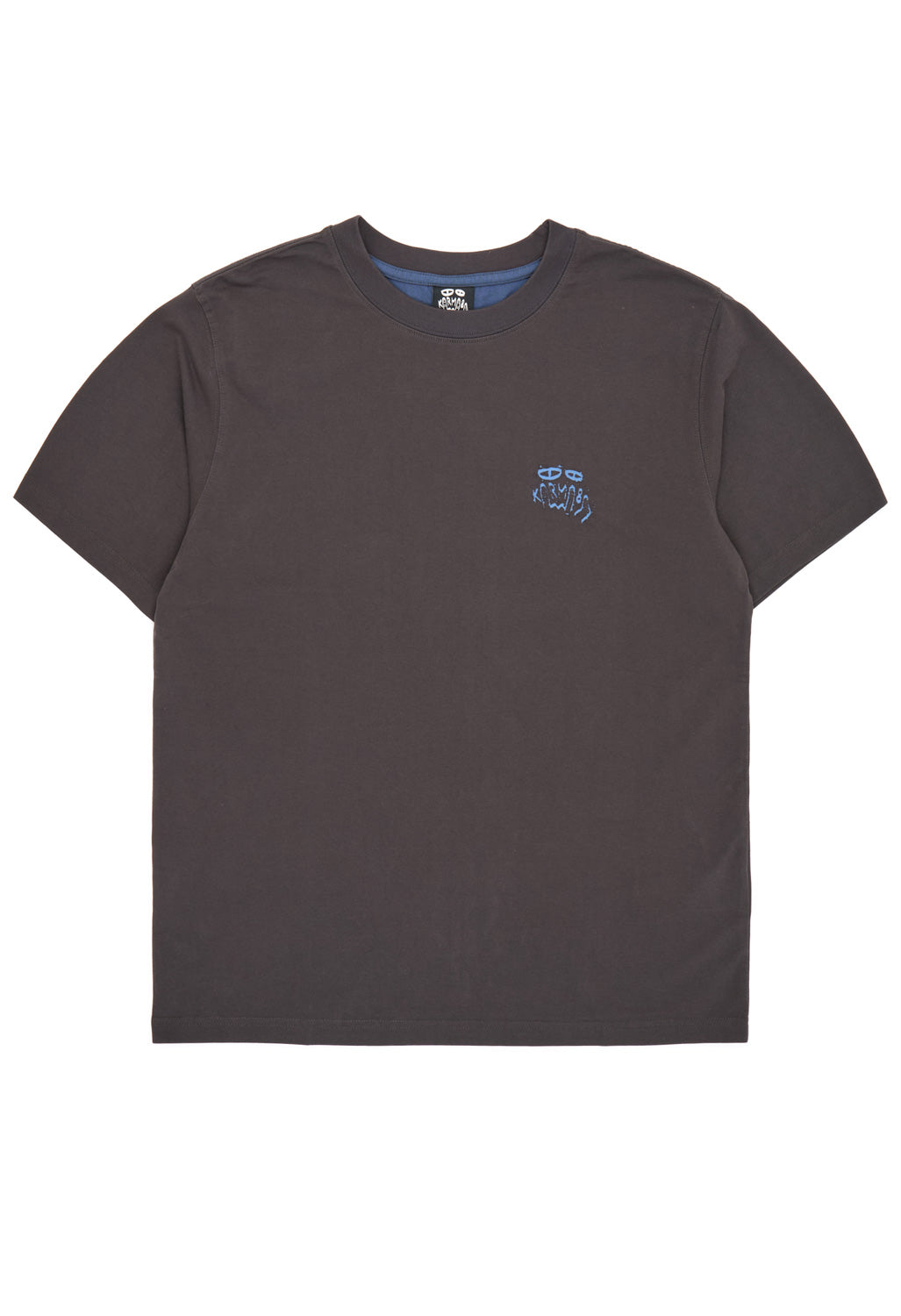 Karma8A Men's Fleur Laser Tee - Charcoal