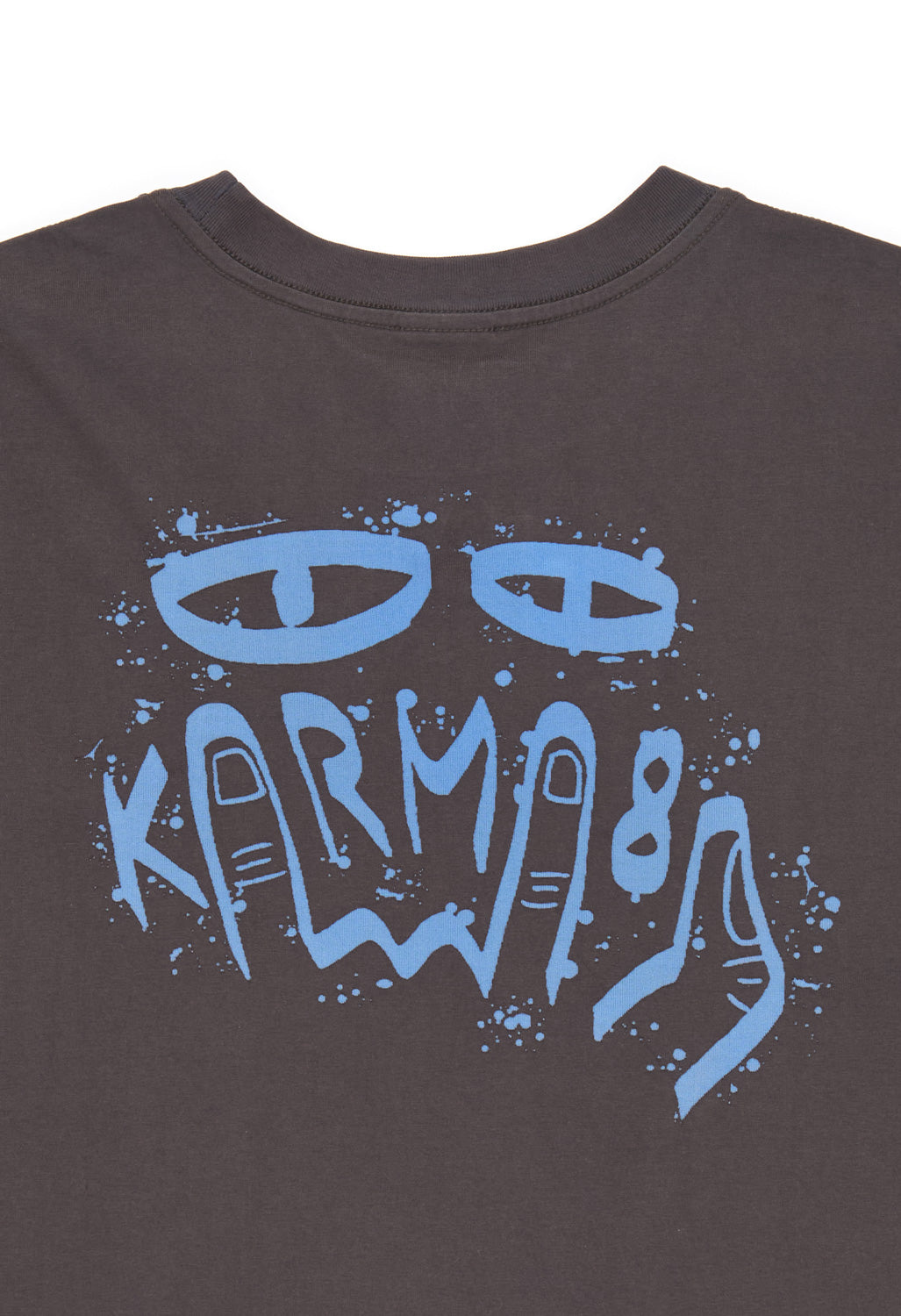 Karma8A Men's Fleur Laser Tee - Charcoal